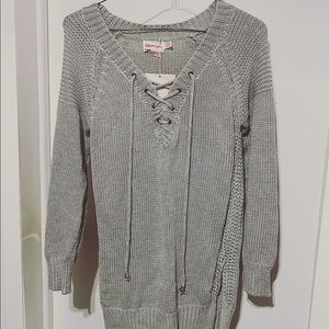 Showpo grey knit sweater